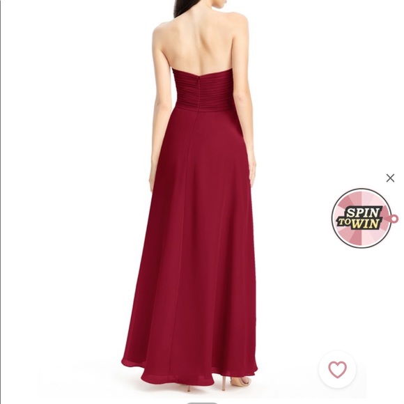 Azazie Arabella A14, Burgundy, NWT - Picture 3 of 6